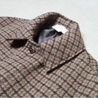 yoke DOUBLE JQUARD KNIT BAL COLLAR COAT(ステンカラーコート)