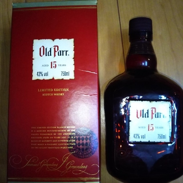 （古酒）old parr  AGED15YEARS