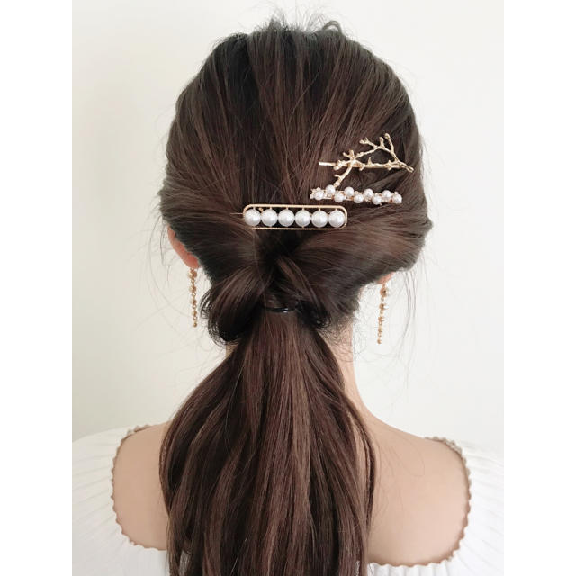 TODAYFUL(トゥデイフル)の新品　ブランチヘアピン　ヘアアクセサリー レディースのヘアアクセサリー(ヘアピン)の商品写真