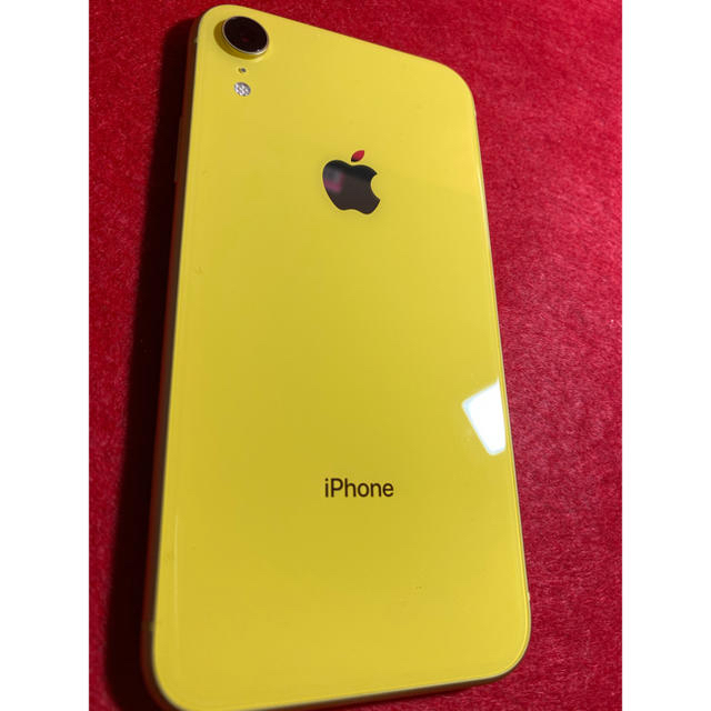 スマートフォン本体iPhone XR yellow 64GB 美品