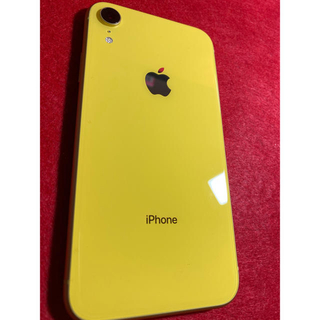 アイフォーン(iPhone)のiPhone XR yellow 64GB 美品(スマートフォン本体)
