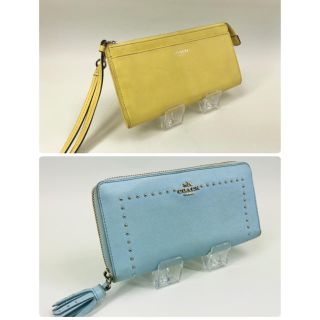 コーチ(COACH)のCOACH ❤︎かわいい♪コーチ長財布中古品　2つセット売りで御座います(財布)