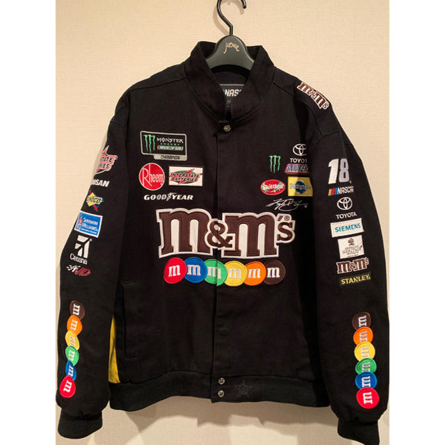 M&M - m&m's レーシングジャケットの通販 by マーソン|エムアンドエム M&M - m&m's レーシングジャケットの通販 by マーソン|エムアンドエム