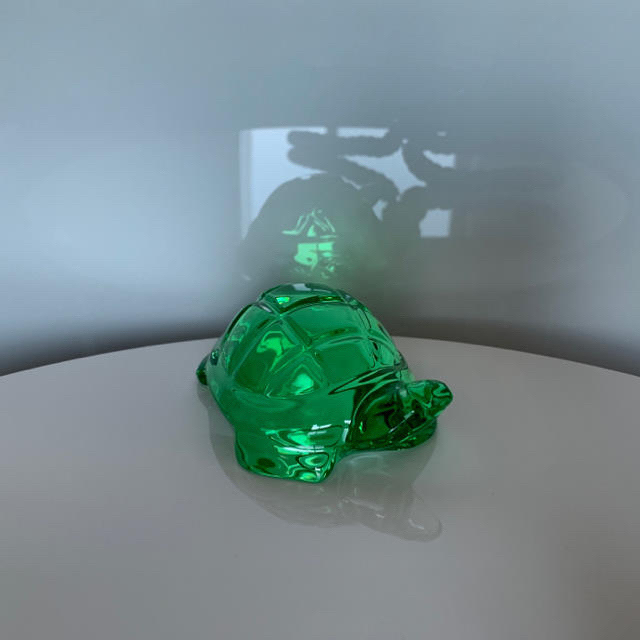 ✯ 極レア Baccarat バカラ 亀 エメラルド 翡翠 クリスタル 置物 ✯ 極レア Baccarat バカラ 亀 エメラルド 翡翠 クリスタル 置物