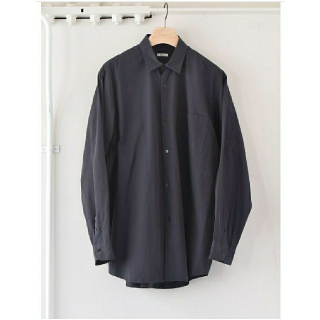 【新品】20ss comoli shirt navy 3