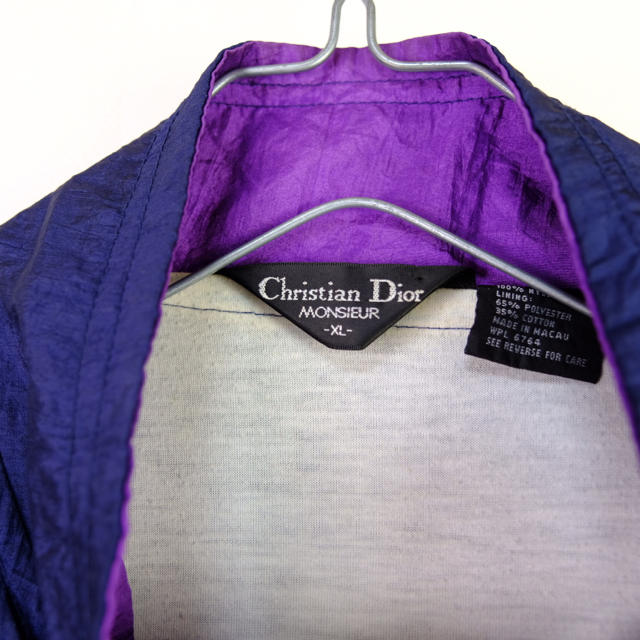 Christian Dior(クリスチャンディオール)のvintage Christian  Dior ナイロンジャケット　ディオール メンズのジャケット/アウター(ナイロンジャケット)の商品写真