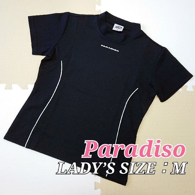 Paradiso(パラディーゾ)のパラディーゾ 格安 レディース半袖Tシャツ ラウンドウェア インナー アンダー スポーツ/アウトドアのゴルフ(ウエア)の商品写真