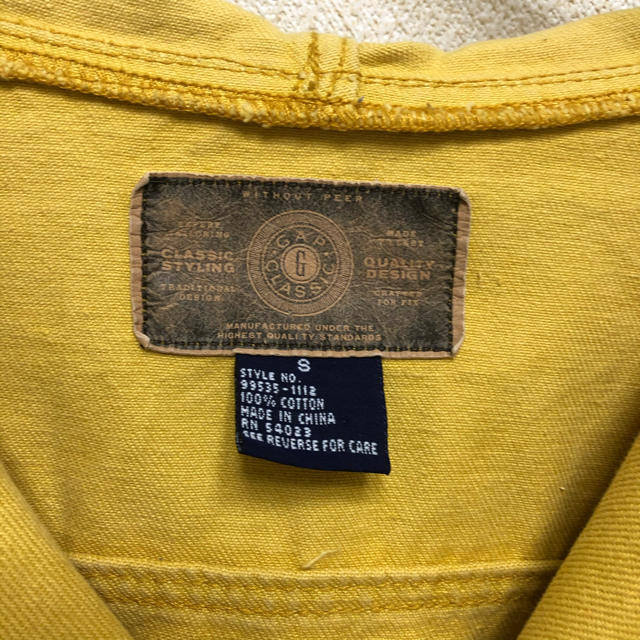 GAP(ギャップ)の希少 old GAP カラーデニム フード付き Gジャン デニムジャケット メンズのジャケット/アウター(Gジャン/デニムジャケット)の商品写真