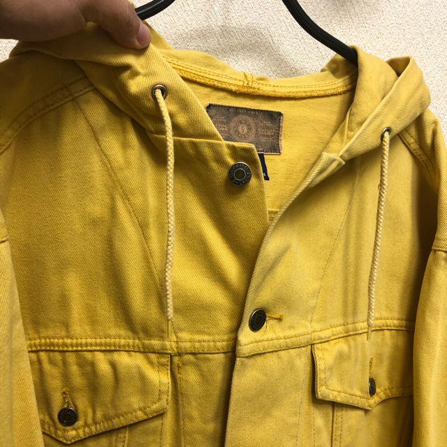 GAP(ギャップ)の希少 old GAP カラーデニム フード付き Gジャン デニムジャケット メンズのジャケット/アウター(Gジャン/デニムジャケット)の商品写真