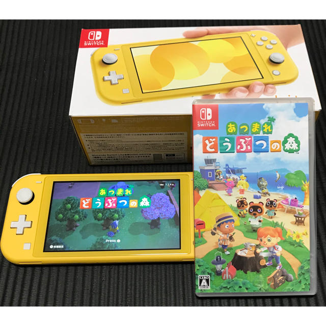 Switch lite どうぶつの森セットあつもり - 携帯用ゲーム機本体