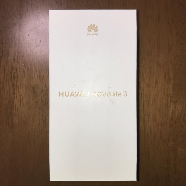 新品未開封 HUAWEI nova lite 3 ブルー 32G SIMフリー