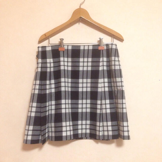 UNIQLO(ユニクロ)のブロックチェック巻きスカート レディースのスカート(ミニスカート)の商品写真