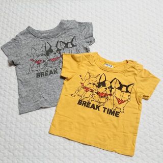 ブリーズ(BREEZE)の《BREEZE》半袖Tシャツ 2枚セット サイズ80(Ｔシャツ)