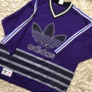 アディダス(adidas)のadidas メッシュトップス(Tシャツ/カットソー(半袖/袖なし))