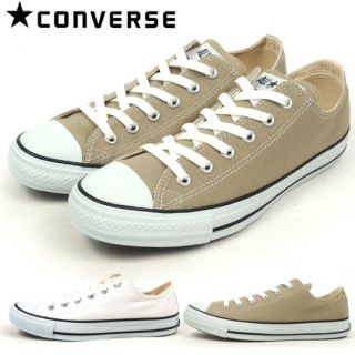 コンバース(CONVERSE)の定番！コンバース　ベージュ　24センチ　新品未使用(スニーカー)