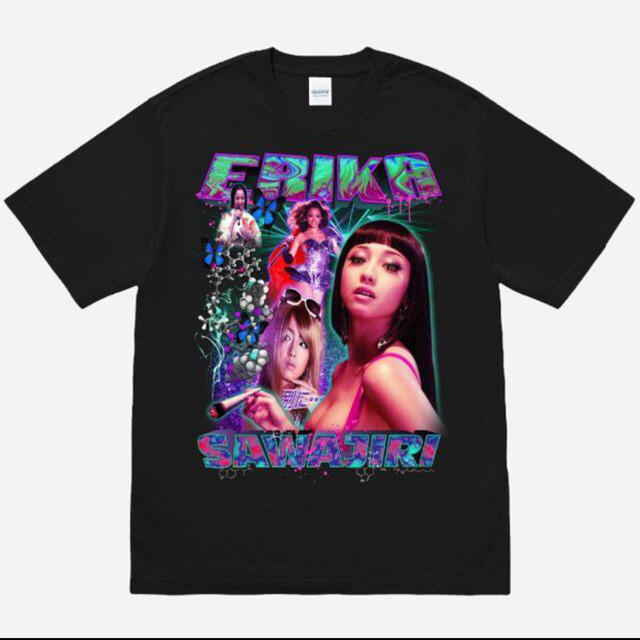 RAP TEE 沢尻エリカ ブラック XLサイズ