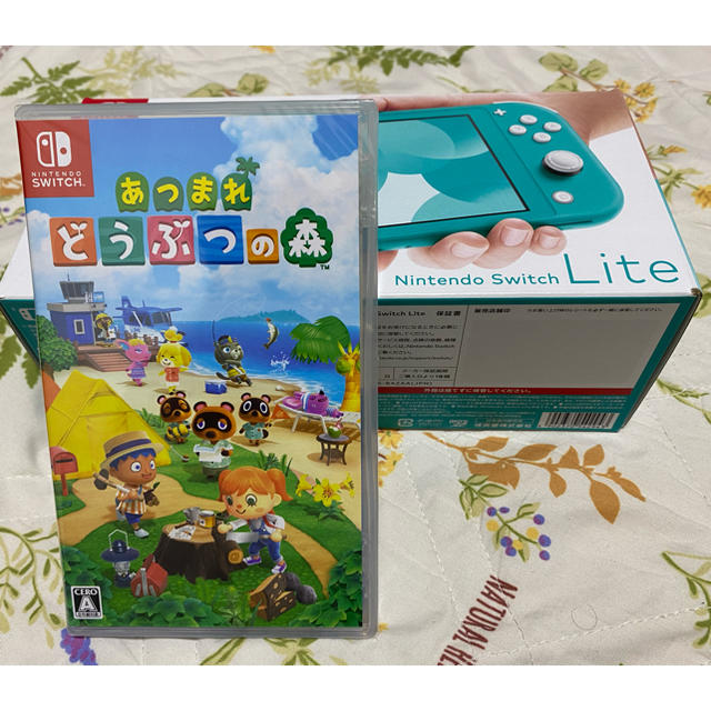 家庭用ゲーム機本体Nintendo Switch Lite ターコイズ +あつまれどうぶつの森