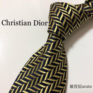 クリスチャンディオール(Christian Dior)のChristian Dior ネクタイ 金 CD2(ネクタイ)