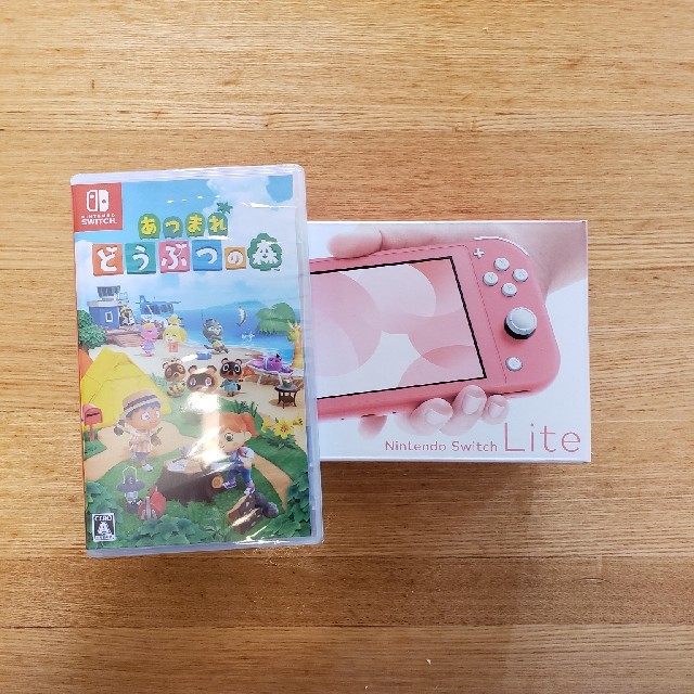 Nintendo Switch　lite　コーラル　どうぶつの森セット