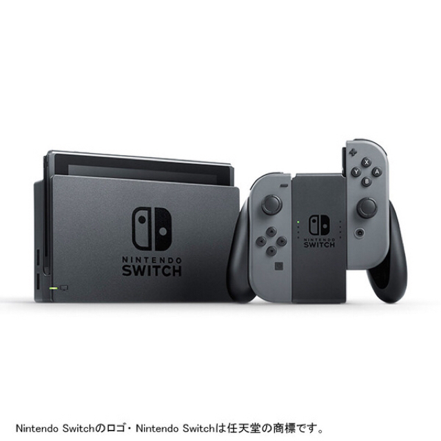 Nintendo Switch 本体 (ニンテンドースイッチ) グレー