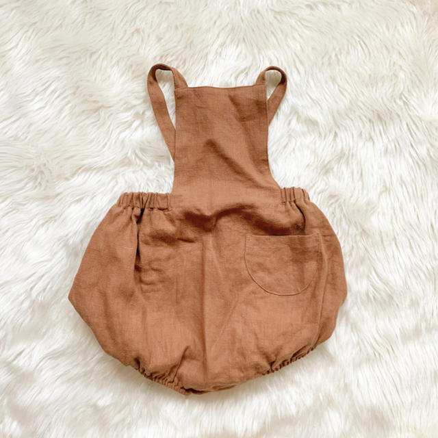 がございま╠ Caramel baby&child - soor ploom Oona Romper Ticking Stripe 5Yの のみご