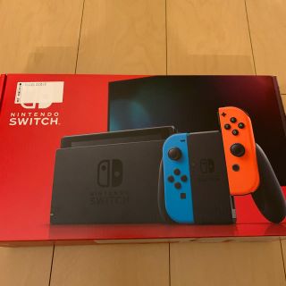 ニンテンドウ(任天堂)のNintendo Switch ネオン　中古(家庭用ゲーム機本体)