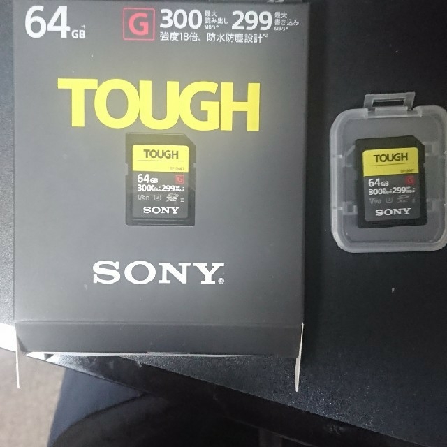 SONY TOUGH 64GB SDカード SF-G64T