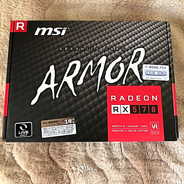 PCパーツmsi Radeon RX 570 ARMOR 8G J