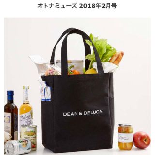 ディーンアンドデルーカ(DEAN & DELUCA)の新品未使用DEAN & DELUCA デリバッグブラックカラー　MUSE特別付録(トートバッグ)