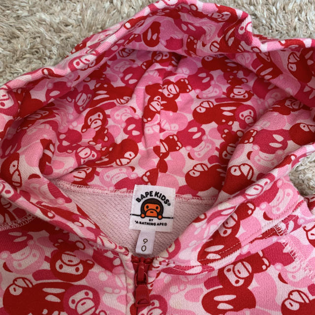 A BATHING APE(アベイシングエイプ)のBAPE KIDS パーカー キッズ/ベビー/マタニティのキッズ服女の子用(90cm~)(ジャケット/上着)の商品写真