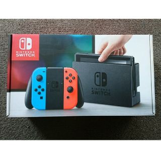 ニンテンドウ(任天堂)のNintendo Switch Joy-Con (L) ネオンブルー/ (R) (家庭用ゲーム機本体)