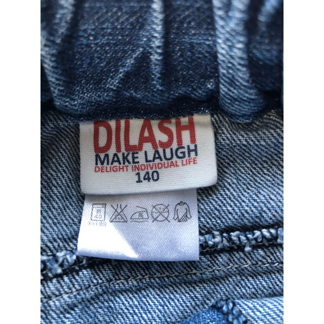 DILASH(ディラッシュ)の140DILASH デニムスカート キッズ/ベビー/マタニティのキッズ服女の子用(90cm~)(スカート)の商品写真