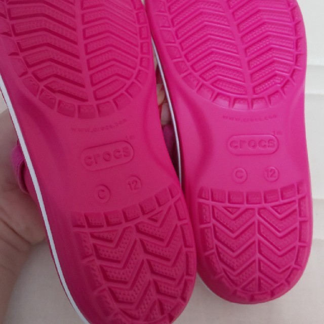 crocs(クロックス)のクロックス c12 サンダル 18.5 キッズ/ベビー/マタニティのキッズ靴/シューズ(15cm~)(サンダル)の商品写真