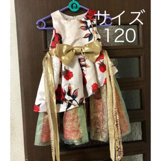 値下げ↓女児ドレス♪サイズ120☆華やか可愛い(ドレス/フォーマル)