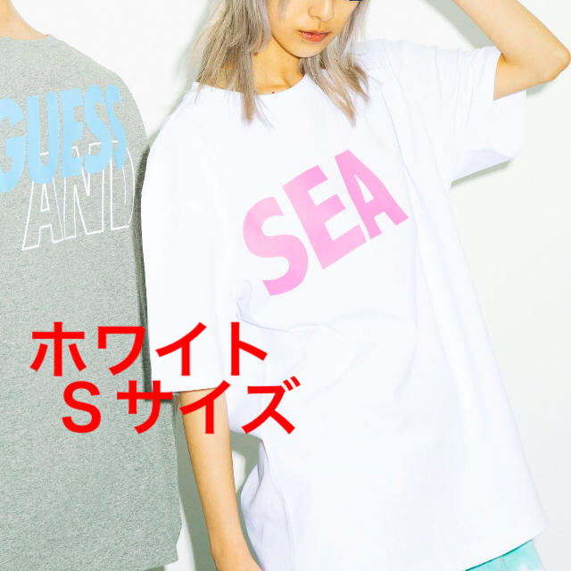 OVERSIZED GUESS AND SEA LOGO TEE