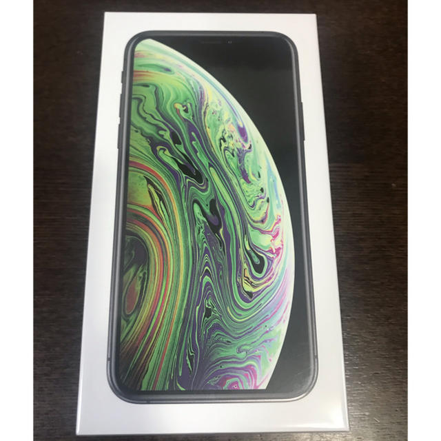 iPhone XS 256GB simフリー スペースグレイ 外装フィルム付