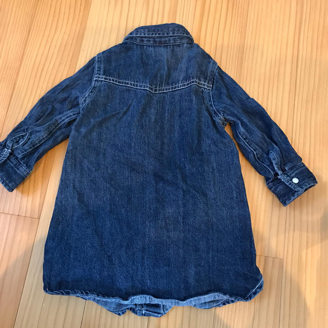 F.O.KIDS(エフオーキッズ)のワンピース デニム サイズ80 F.O.kids キッズ/ベビー/マタニティのベビー服(~85cm)(ワンピース)の商品写真