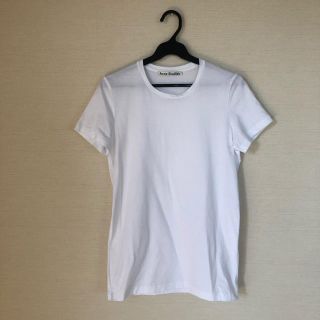 アクネ(ACNE)のacne studios シンプル白Tシャツ　アクネ(Tシャツ(半袖/袖なし))