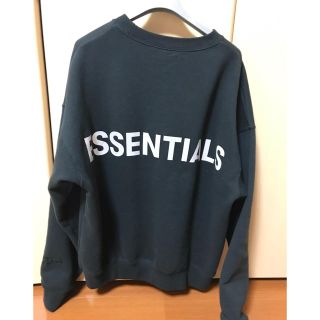 フィアオブゴッド(FEAR OF GOD)の最終値下げ essentials fog crewneck 黒 xs(スウェット)