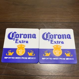 コロナ(コロナ)の新品 コロナ Corona Extra ラバーコースター 2枚 コロナビール (アルコールグッズ)