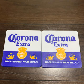 コロナ(コロナ)の新品 コロナ Corona Extra ラバーコースター 2枚 コロナビール (アルコールグッズ)
