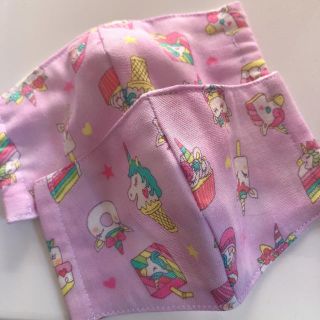 キッズ　子供用　インナーマスク　2枚セット(外出用品)