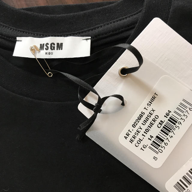 MSGM(エムエスジイエム)の♡新品♡MSGM 手書き風ロゴTシャツ　半袖　14Y レディースのトップス(Tシャツ(半袖/袖なし))の商品写真