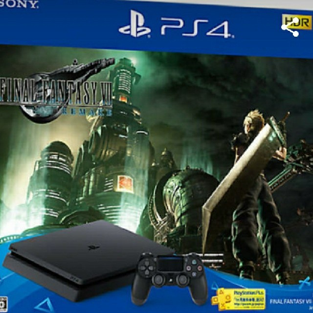 PlayStation4(プレイステーション4)のPS4 Pro FINAL FANTASY VII REMAKE Pack エンタメ/ホビーのゲームソフト/ゲーム機本体(家庭用ゲーム機本体)の商品写真