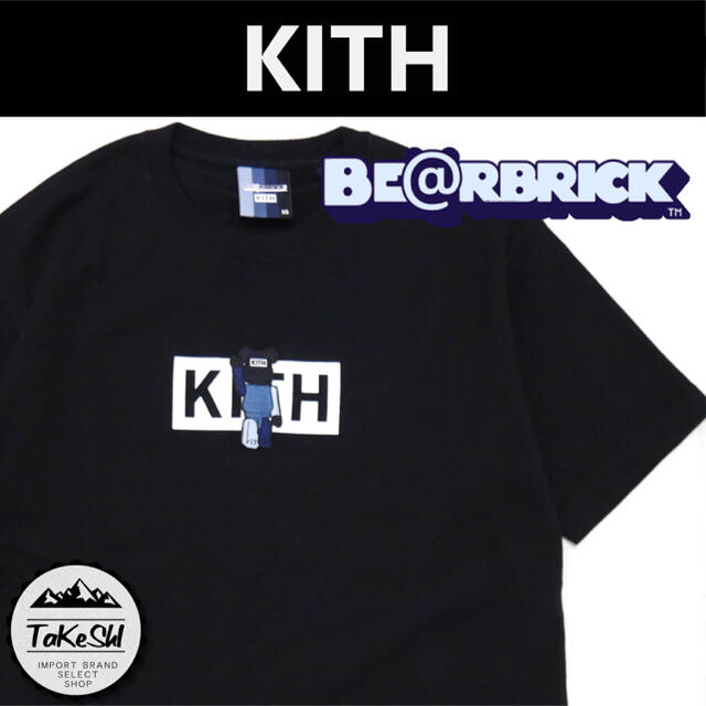 キス X ベアブリック コラボ ロゴ Tシャツ KITH X BE@RBRIK