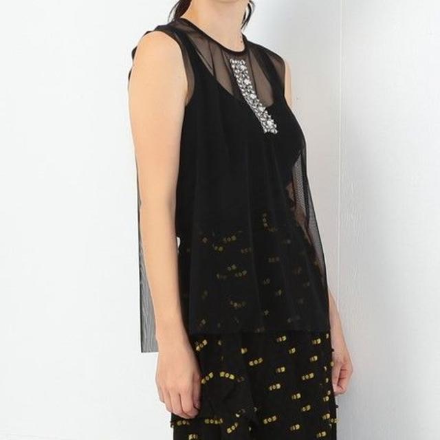 新品 Rachel Comey 定価4万9500円チュール ビーズノースリーブ