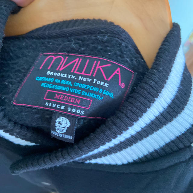 MISHKA(ミシカ)のMISHKA スウェットスタジャン メンズのジャケット/アウター(スタジャン)の商品写真