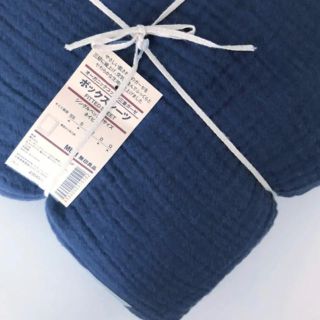 ムジルシリョウヒン(MUJI (無印良品))の新品 無印良品 オーガニックコットン三重ガーゼボックスシーツ シングル (シーツ/カバー)