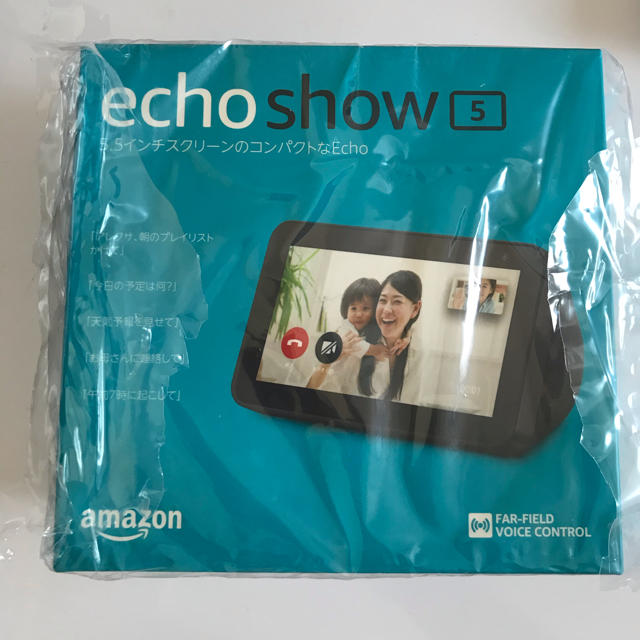 ECHO(エコー)のechoshow5 チャコールブラック スマホ/家電/カメラのオーディオ機器(スピーカー)の商品写真