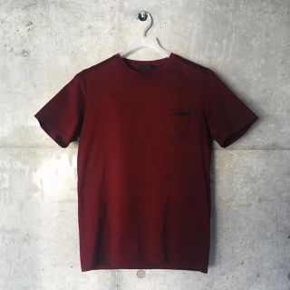 プラダ(PRADA)の【美品】PRADA Tシャツ ボルドー(Tシャツ/カットソー(半袖/袖なし))